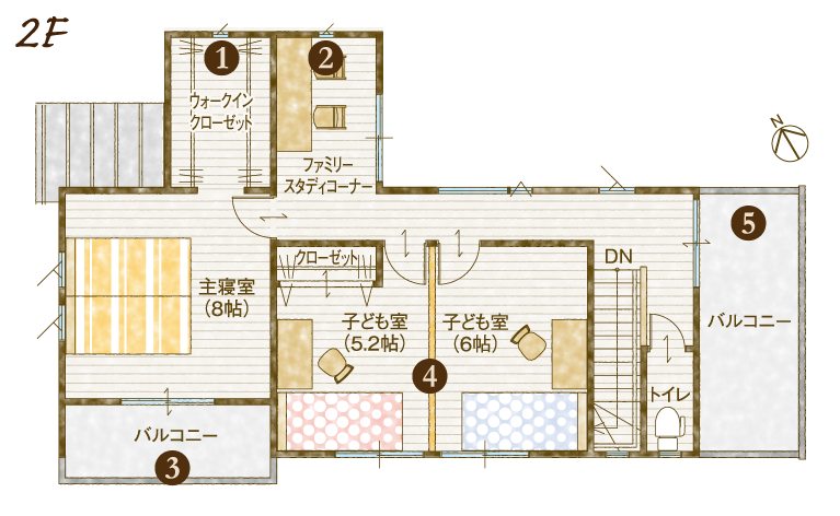 2F 間取図